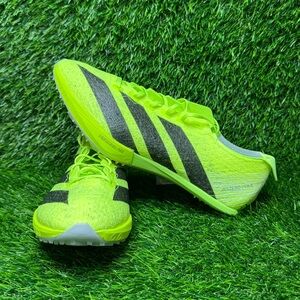 Mens Adidas Adizero Prime SP 3 Strung Lucid Green Track Cleats - IH5800